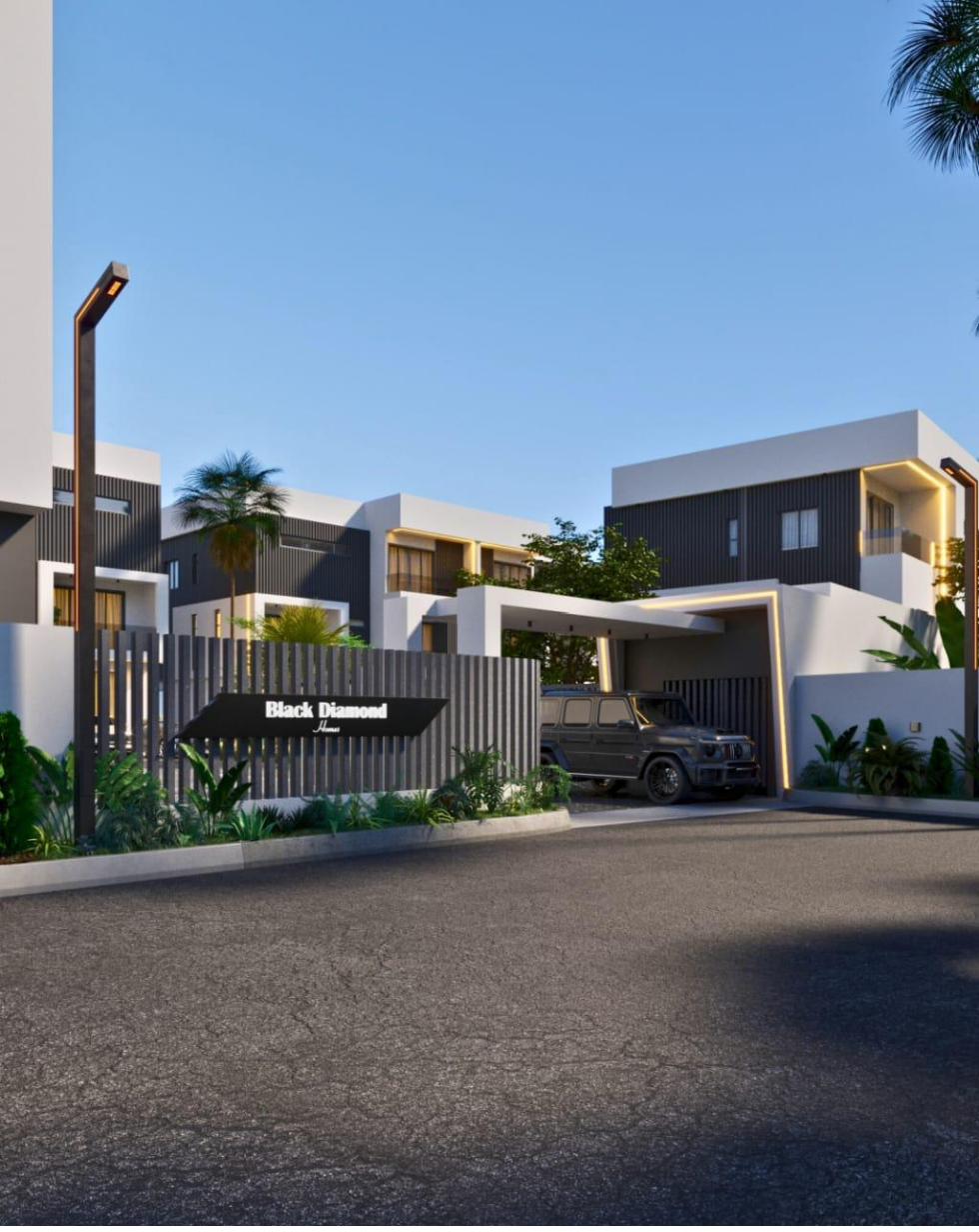 BlackDiamond Residence gated entrance, Asokoro