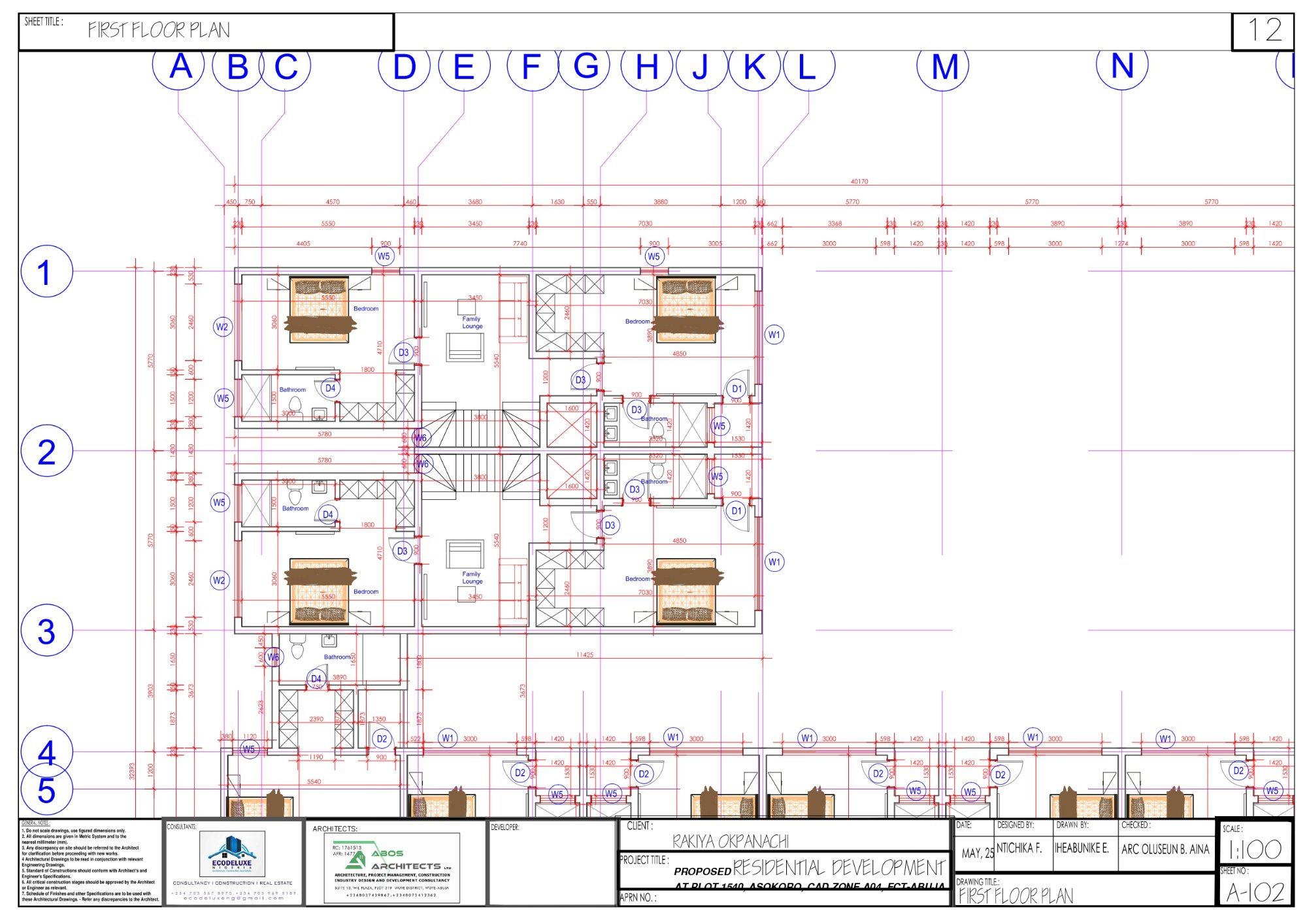 First Floor Plan — Detail