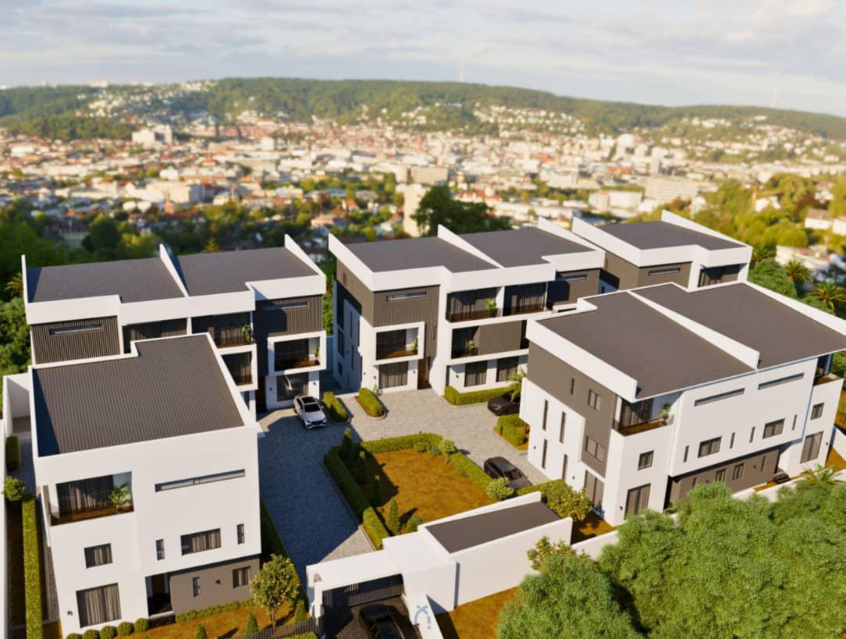 BlackDiamond Residence — Aerial Estate View